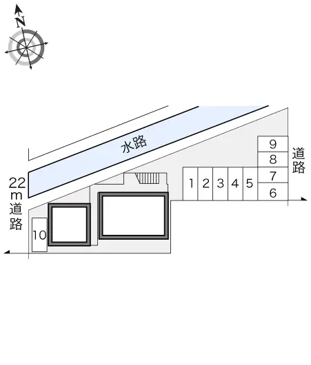 ★手数料０円★岐阜市則武中３丁目　月極駐車場（LP）